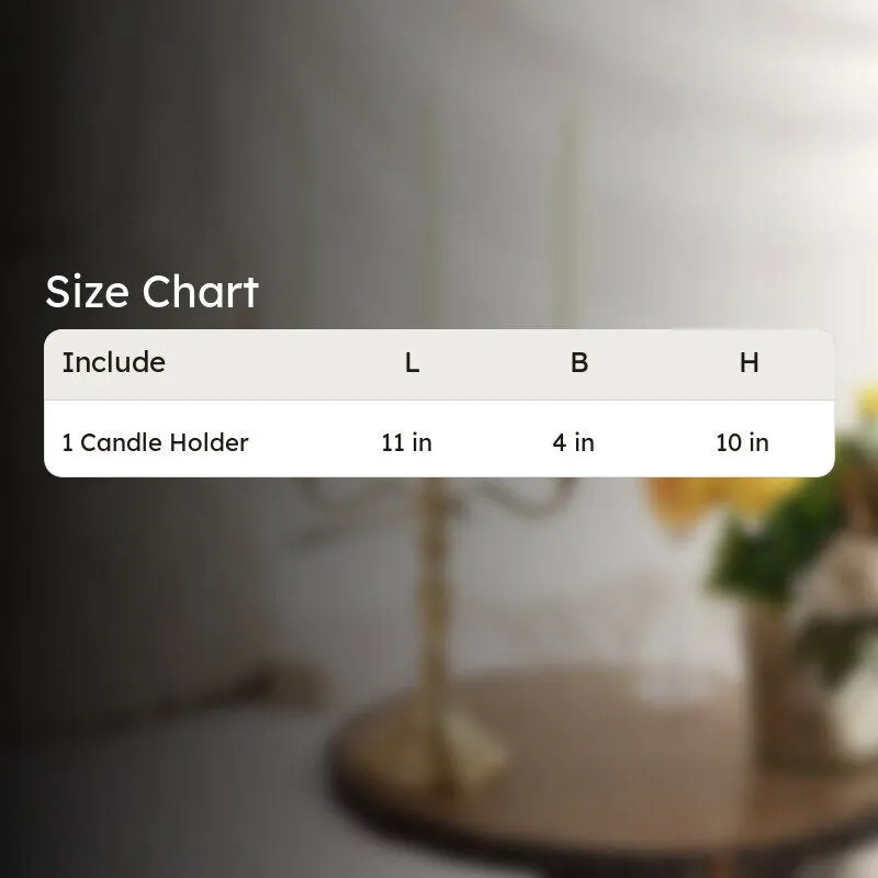 Emisa Candle Holder - Gold media 7