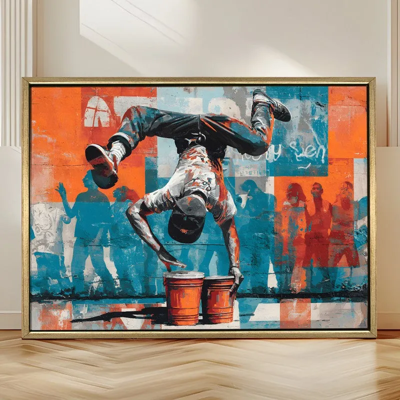 Rhythm Beats Canvas Wall Painting With Frame media 4