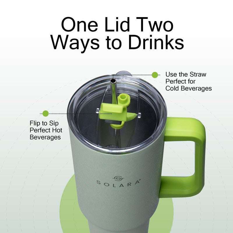Solara Urban Chill Stainless Steel Tumbler (1200 ML) - Green media 6