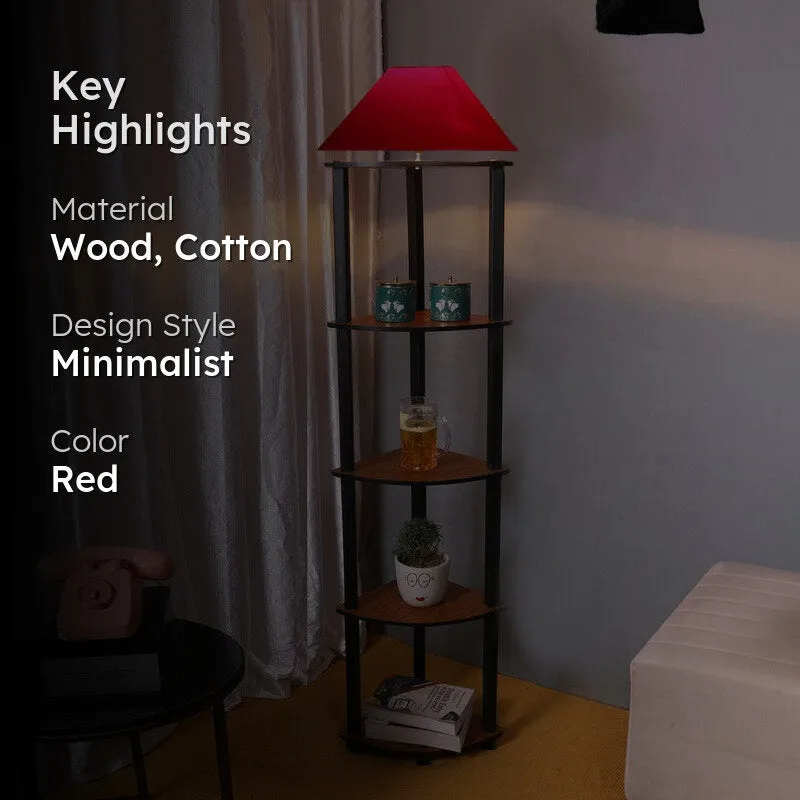 ConeCharm Tower Floor Lamp (Red) media 2