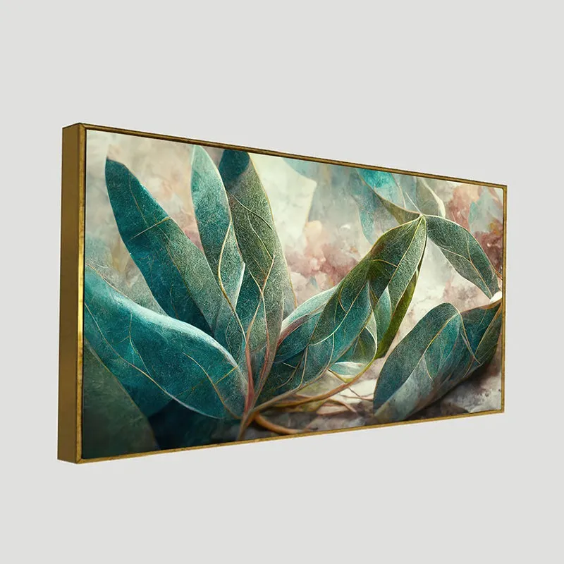 Wisp Of Leaves Canvas Wall Painting media 5