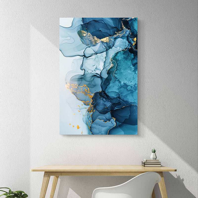 Specks Of Gold Wall Painting