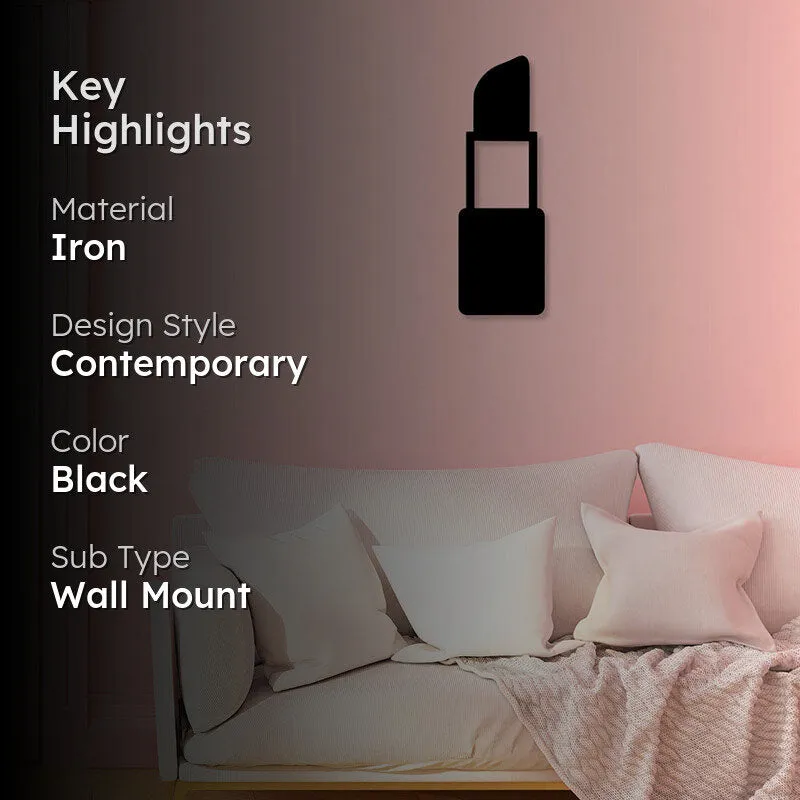 Lipstick Black Iron Wall Accent media 2