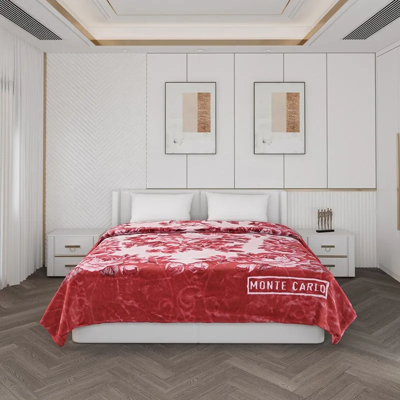 Monte Carlo Crimson Blossom Blanket - 600 GSM media 5