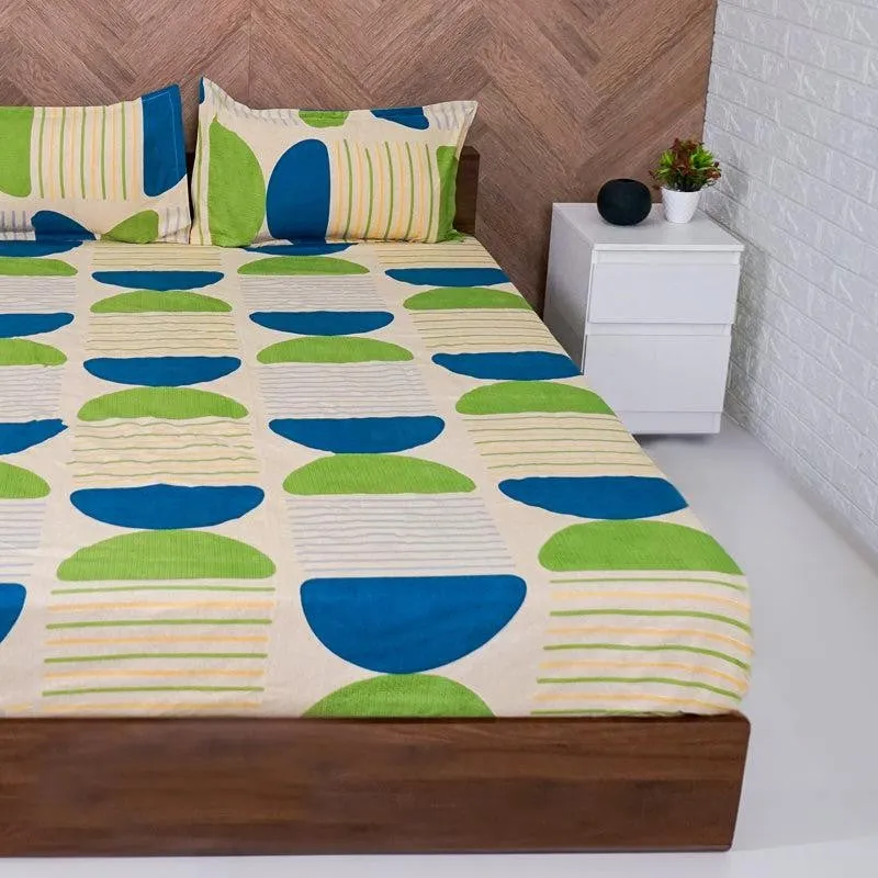 Ento Abstract Microfiber Bedsheet - 140 GSM media 3