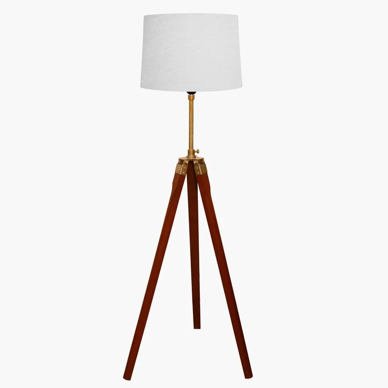 Luma Rise Wooden Tripod Floor Lamp media 3