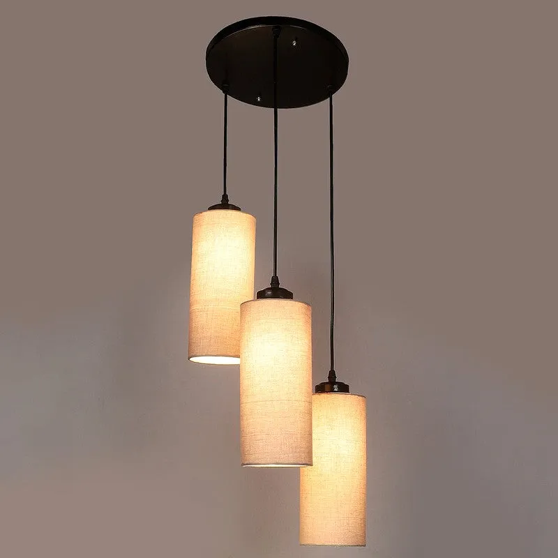 Glowspire Triple Metal Ceiling Lamp - Grey media 5