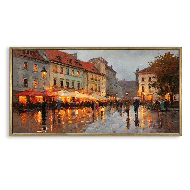 Street Echoes Canvas Wall Painting With Frame media 3