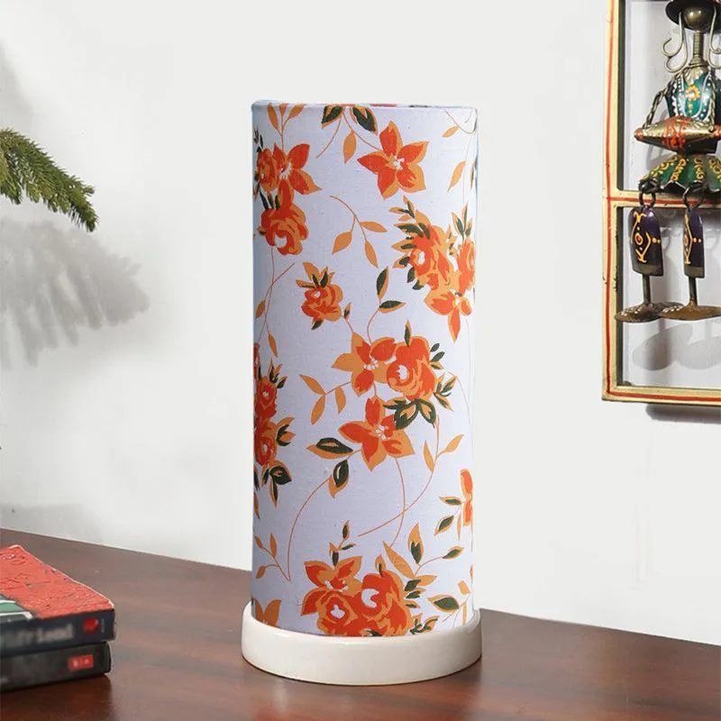 Ibis Esto Tower Wooden Table Lamp - Orange media 3
