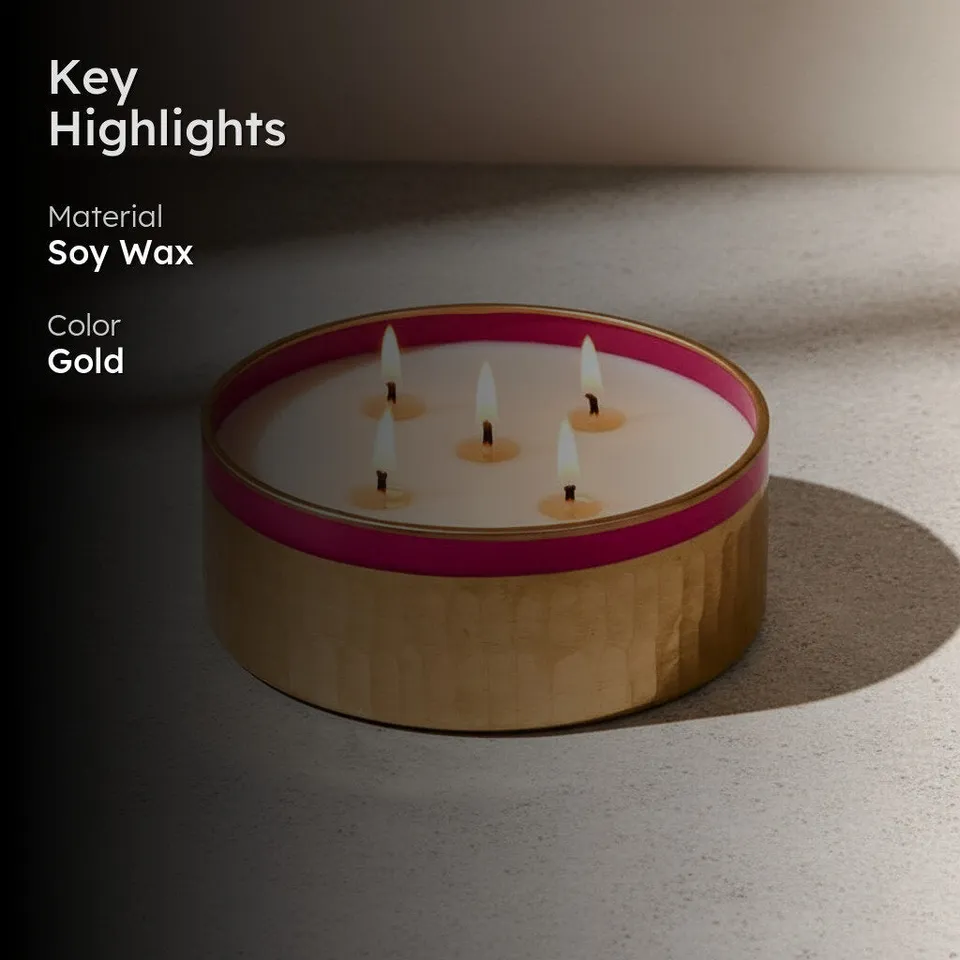 Mogra Scented Bowl Candle media 2