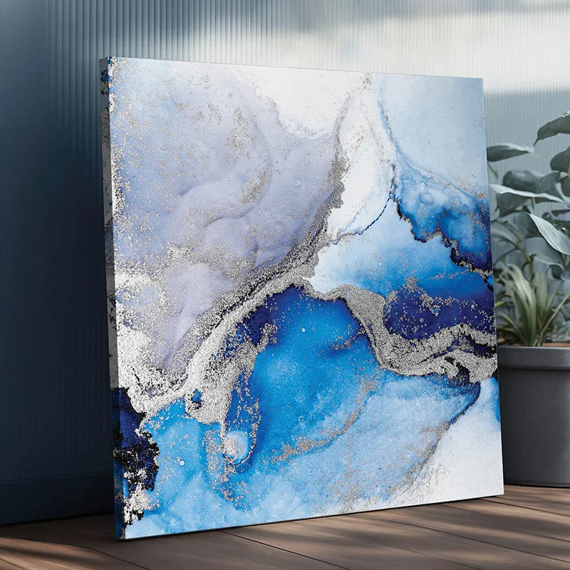 Gilded Glacier Canvas Wall Art media 5