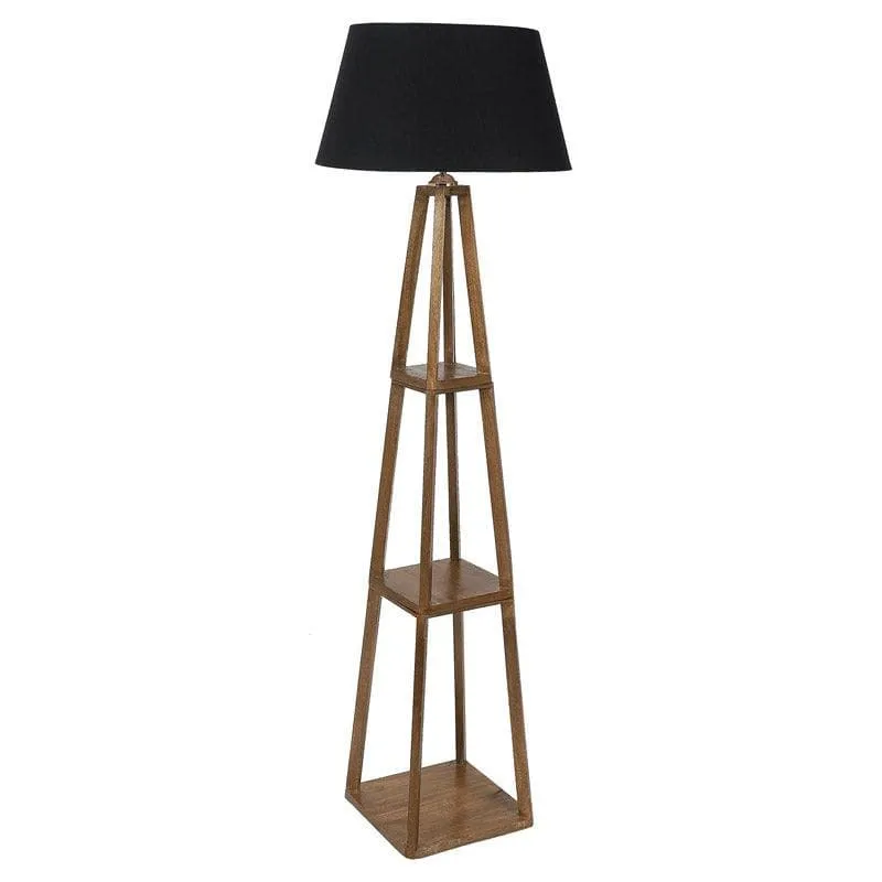 Blace Netima Floor Lamp With Shelf - Coal Black media 4