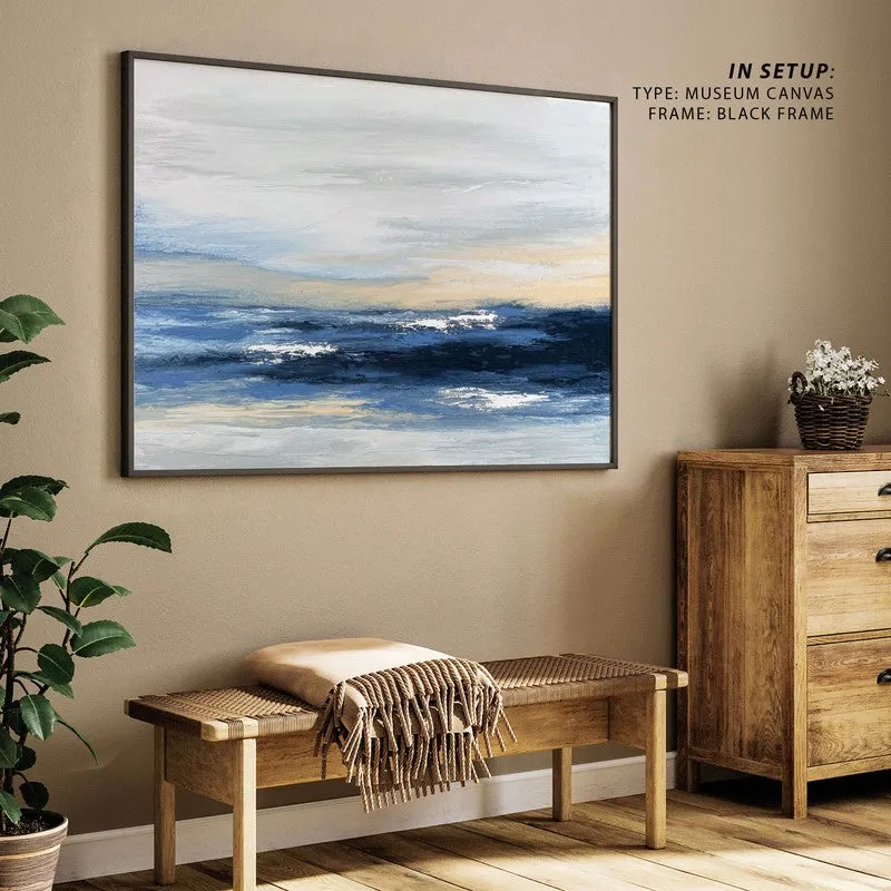 Harvest Reflections Canvas Wall Painting - Black Frame media 7