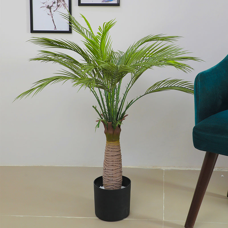 Oasis Artificial Areca Palm With Black Plastic Pot - 3.6 Feet media 3