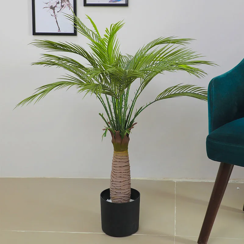 Oasis Artificial Areca Palm With Black Plastic Pot - 3.6 Feet media 3