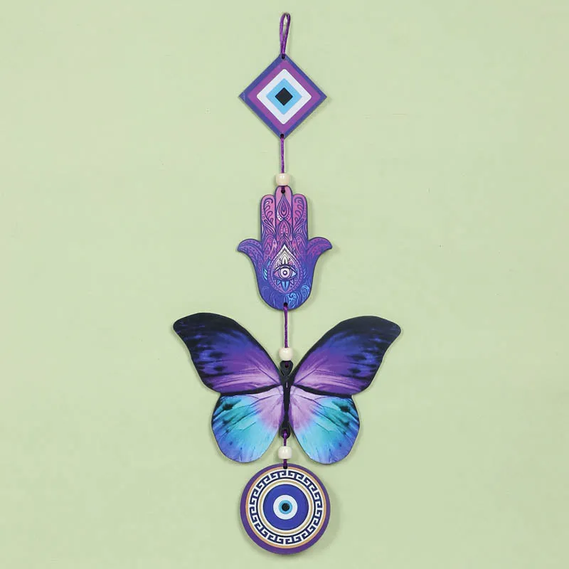 Ethereal Evil Eye Hamsa MDF Wall Hanging media 6