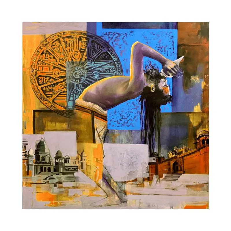 Spiritual Odyssey Wall Painting media 4
