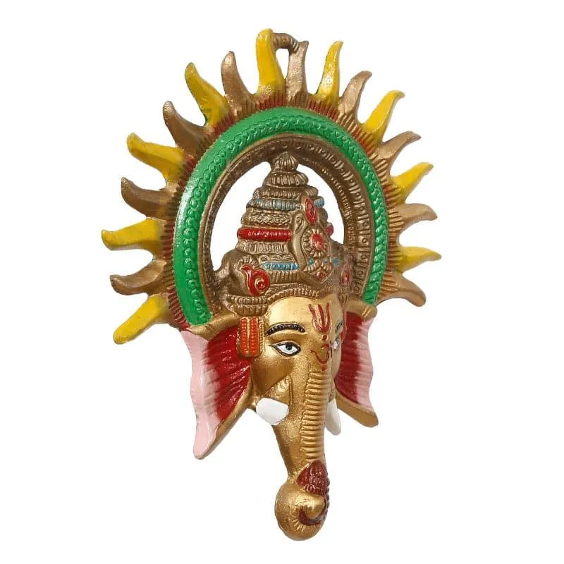 Shri Ganesh Surya Metal Wall Accent media 5