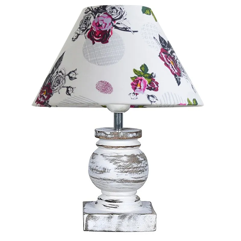 OrchidGlow Wooden Table Lamp media 6