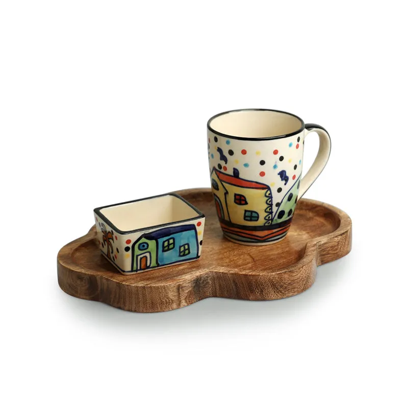 Coastal Ceramic Coffee Mug - Three Piece Set media 4