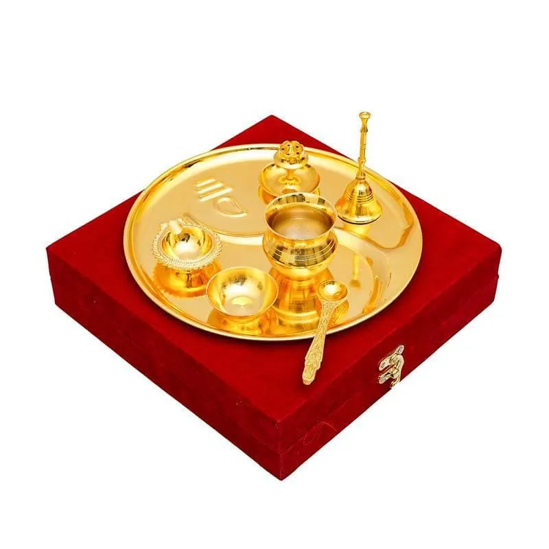 Shubh Pooja Thaali- Gold media 6