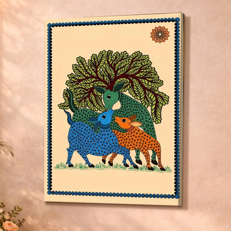 Forest Deer Canvas Wall Art & Paintings media 4