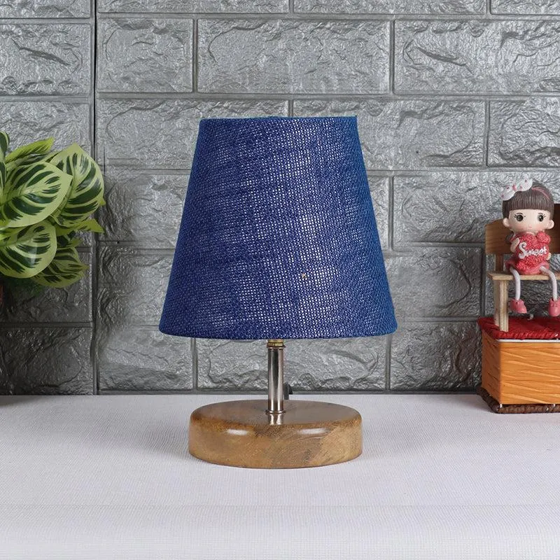 Petricho Jute Table Lamp - Blue,Brown media 3