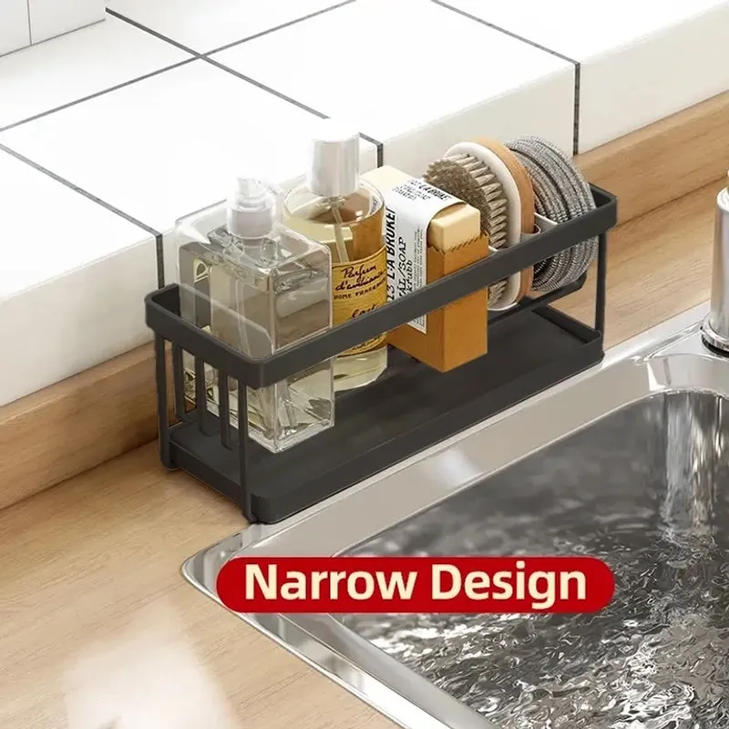Triva Kitchen Sink Organizer - Black media 4
