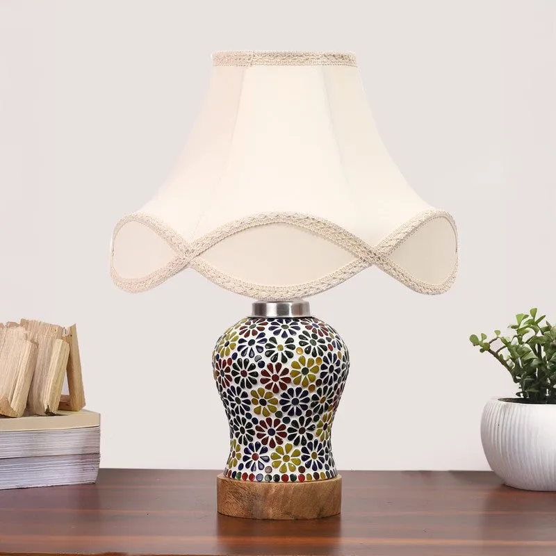 Aurelia Arc Wooden Table Lamp - Multicolor media 4