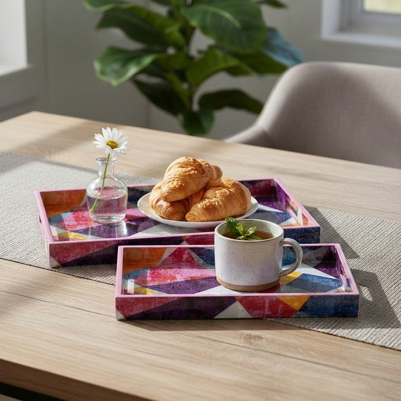 DineCraft Serving Tray - Set of Two