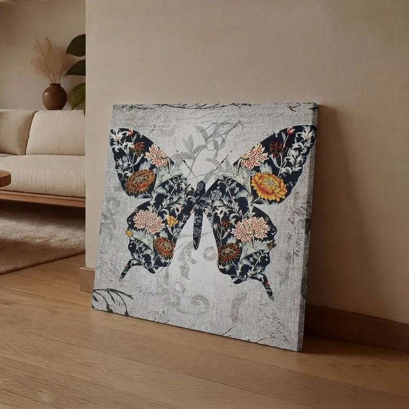 Floral Titli Canvas Wall Art media 1