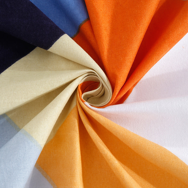 Dreamy Facets Geometric Bedsheet - 130 GSM media 5