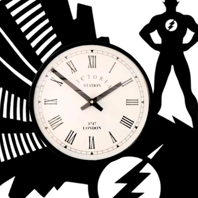 Spacedial Steel Analog Wall Clock - Black media 5