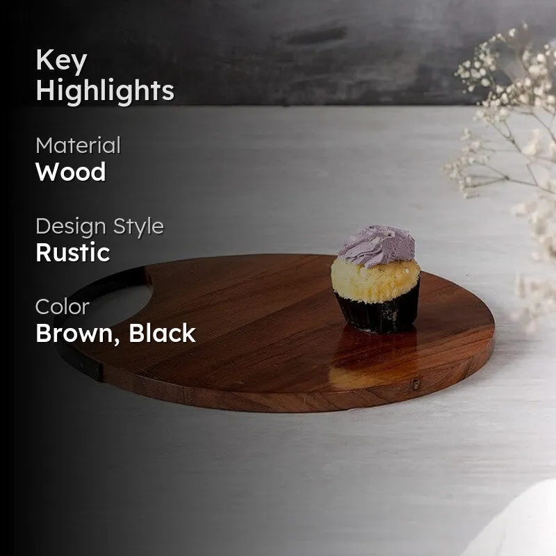 Ebony Wood Platter - Black media 2
