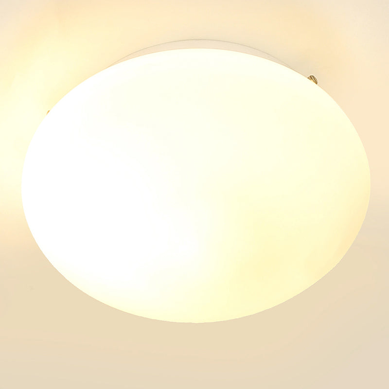 Haloir Flush Mount Glass Ceiling Lamp media 4