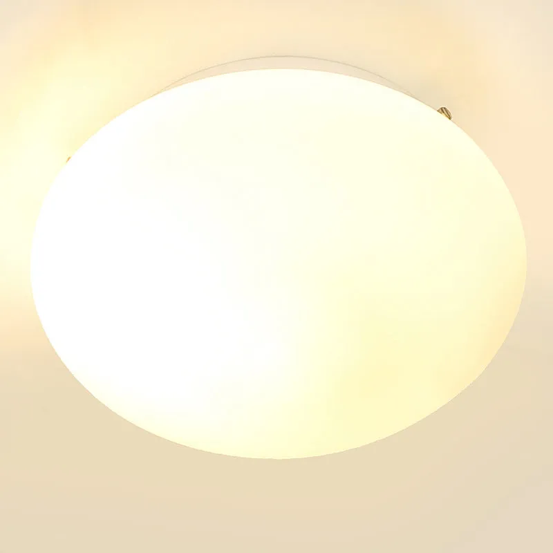 Haloir Flush Mount Glass Ceiling Lamp media 4