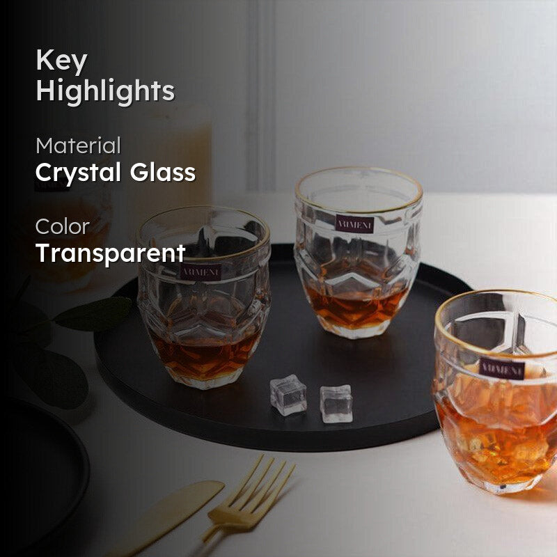Hexa Sip Old Fashioned Glasses (360 ml) - Set Of Four media 2