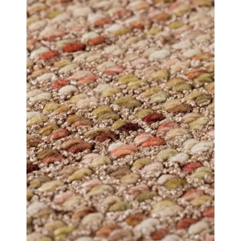 Thread Tale Hand Woven Wool Rug - Brown media 4