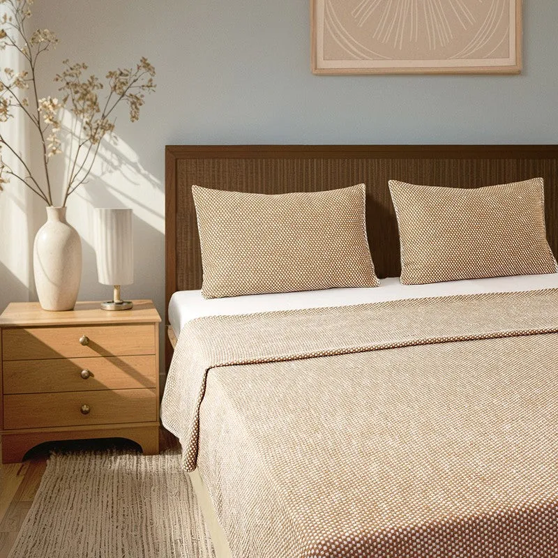 Vindhya Bedcover - Brown media 6
