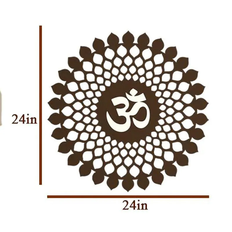 Om Moksha LED Strip Light MDF Wall Accent - Brown media 7