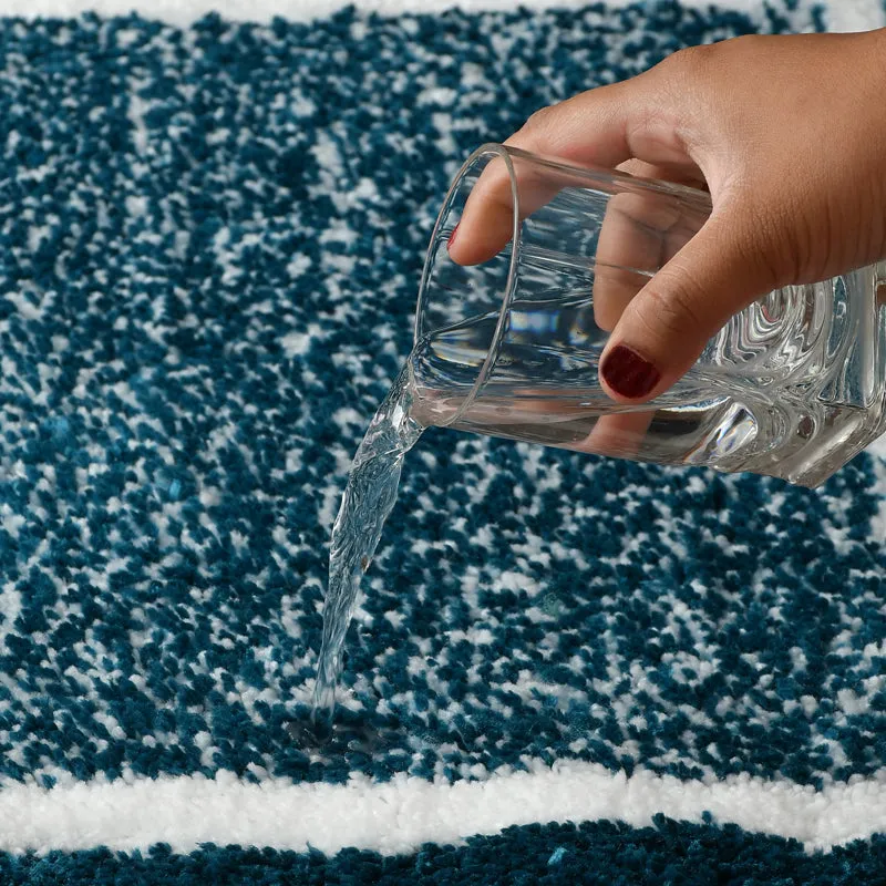 Velora Cotton Bath Mat - Teal media 4