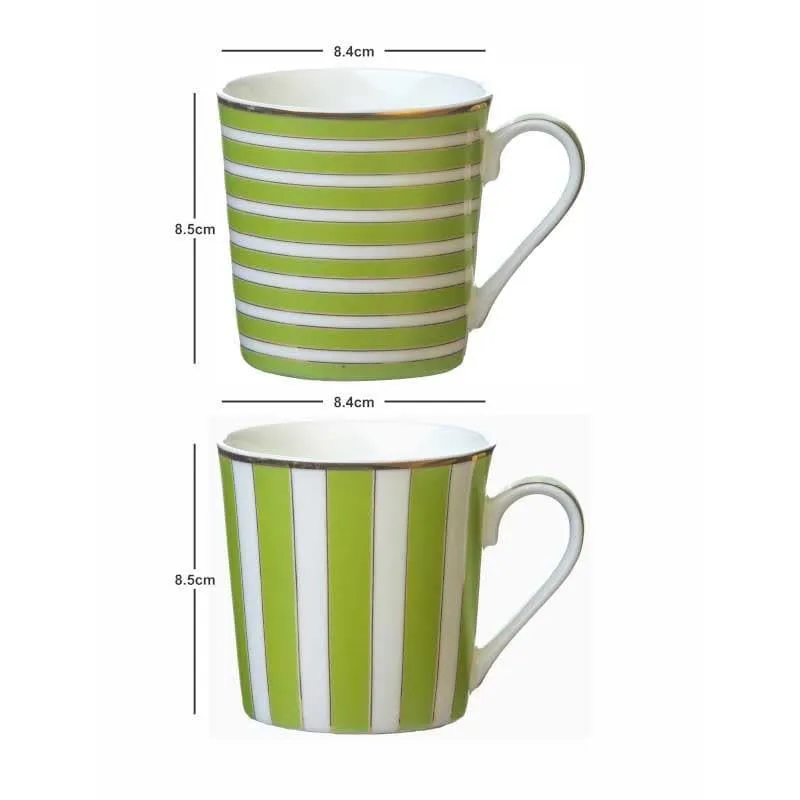 Sonaki Bone China Coffee Mug (310 mL) - Two Piece Set media 4