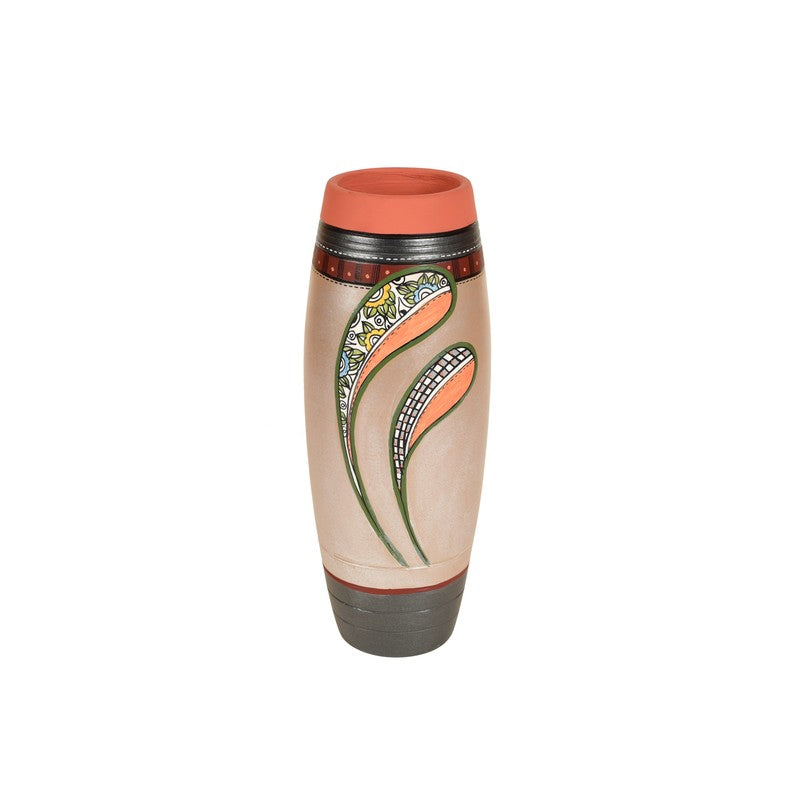 Rachany Handpainted Terracotta Vase media 4