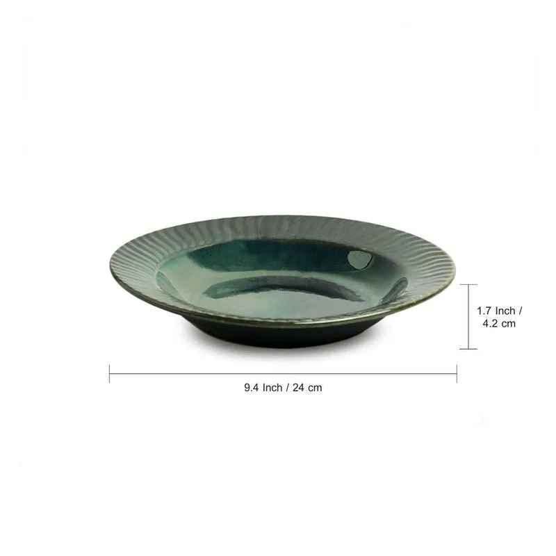 Rendia Coral Hand Glazed Pasta Plate media 6