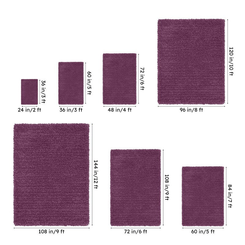 Table Tufted Woven Whisper Rug - Purple media 12