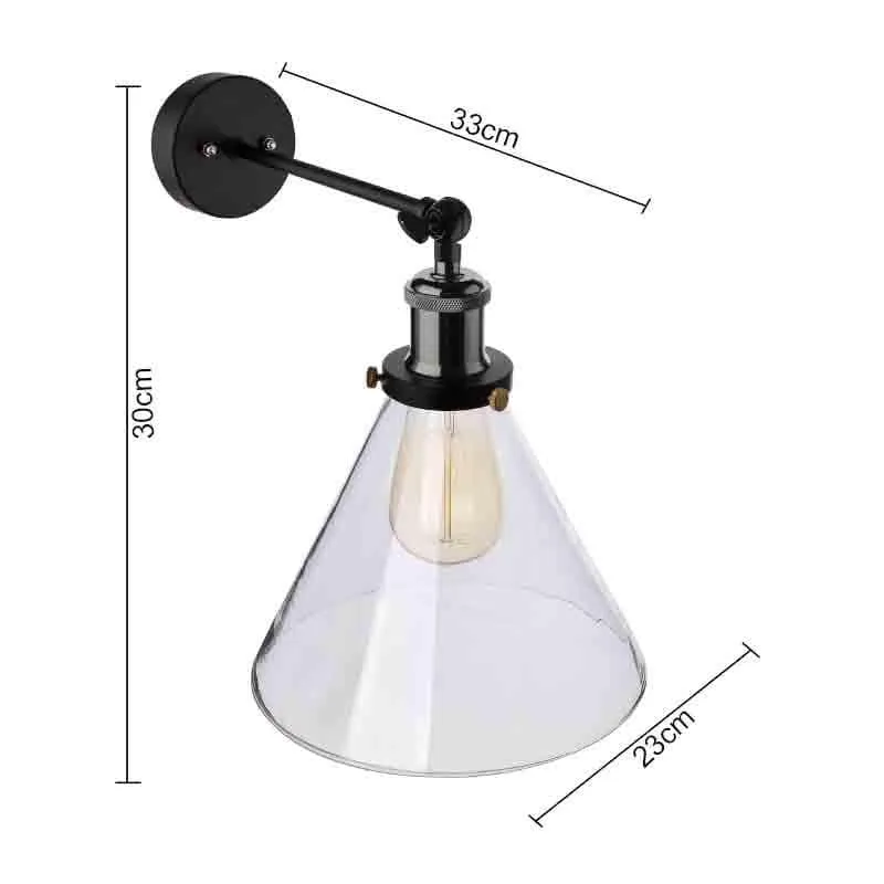 Conica Glass Celing Lamp - Transparent media 6