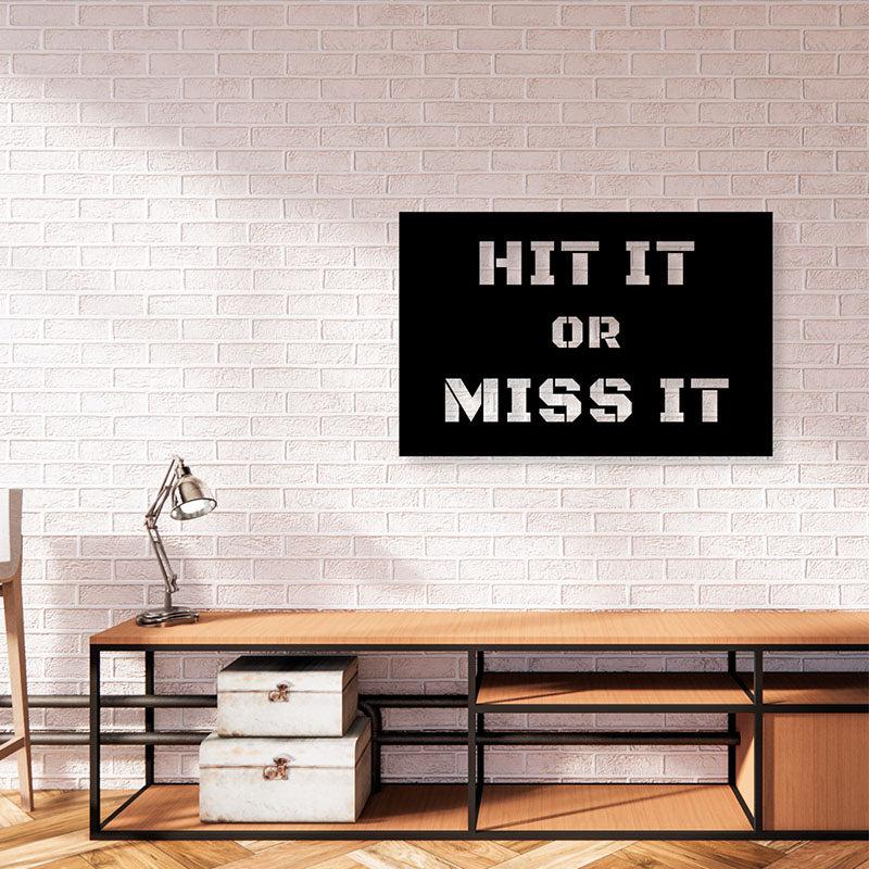 Hit It Or Miss It Iron Wall Accent