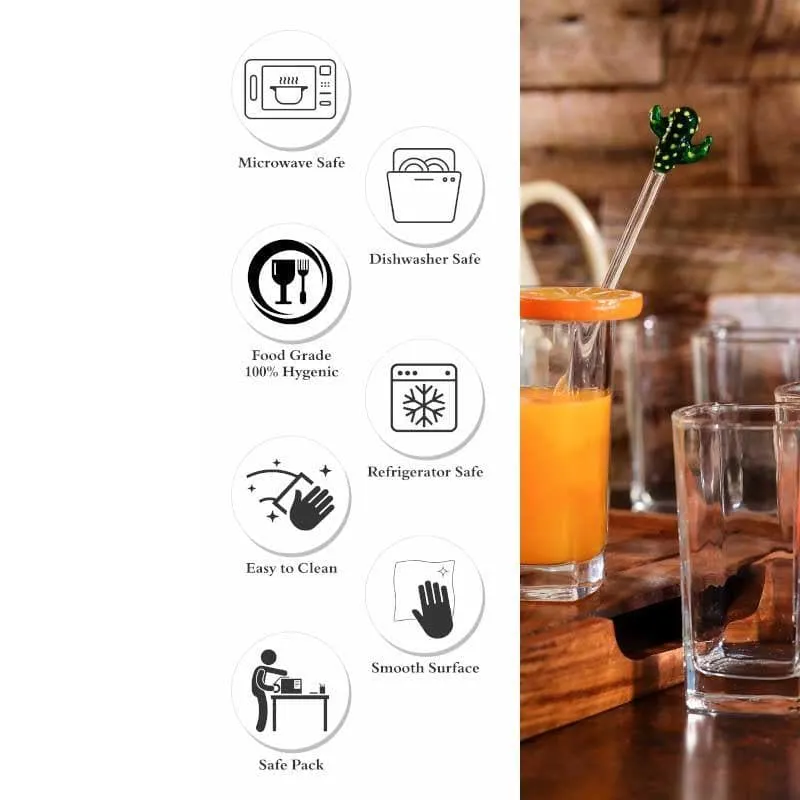 Groot Glass Tumbler (260 ML) - Set Of Six media 5