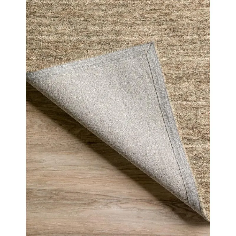 Leyla Hand Woven Wool Rug - Coffee media 4