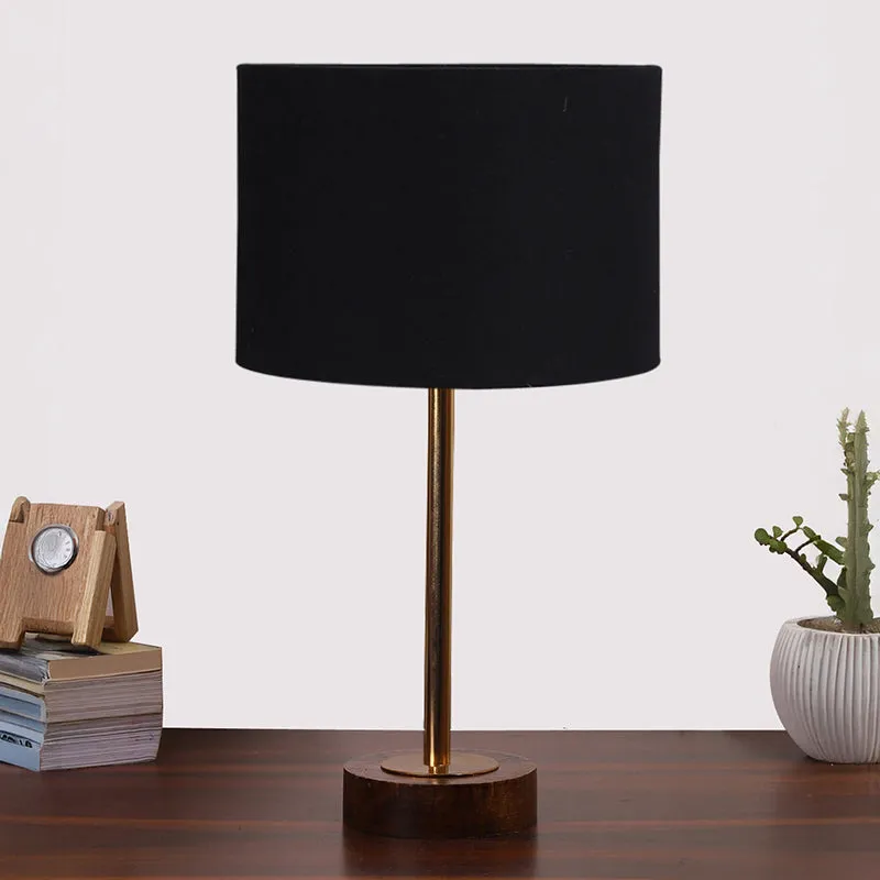 Cotin I Rodin Wooden Table Lamp - Black,Gold,Brown media 3